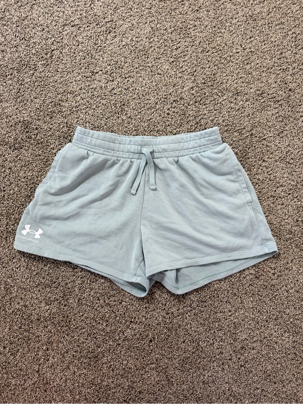Under Armour Women's Pale Blue Athletic Shorts